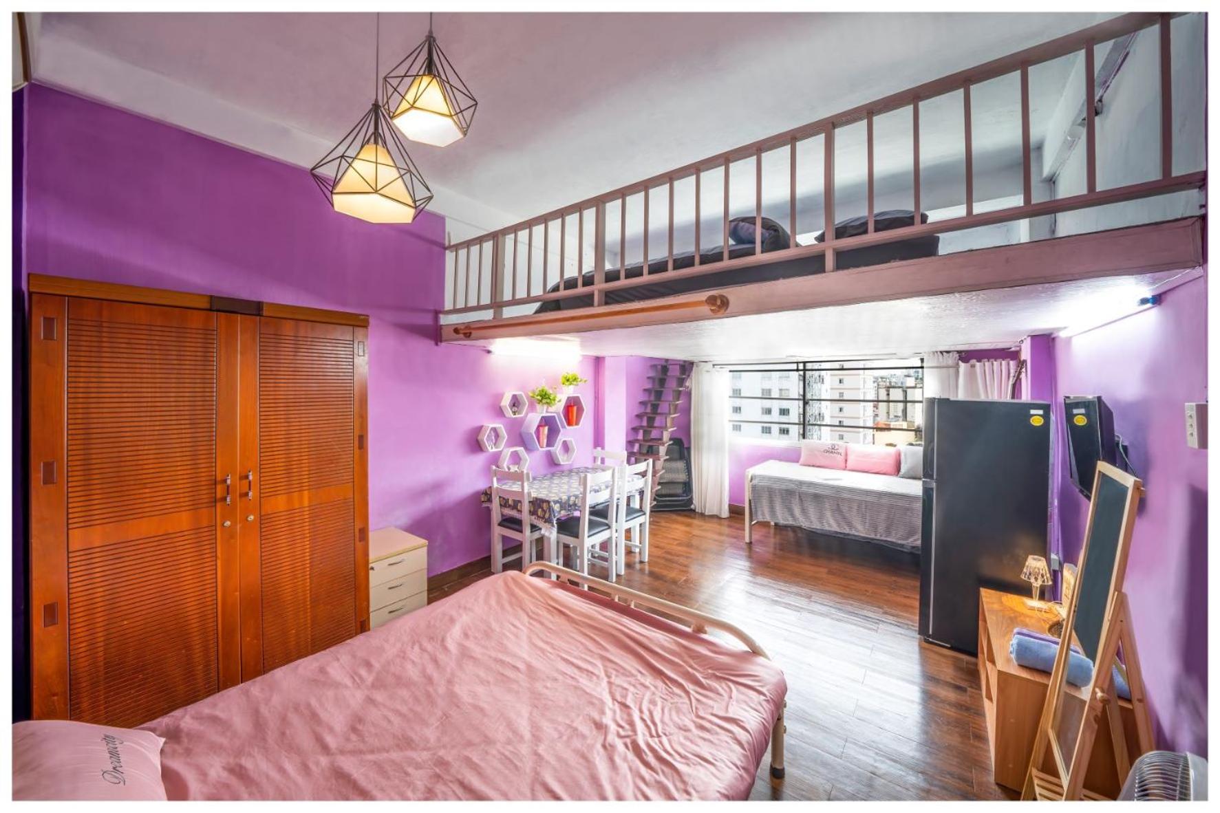 Lilac Cute Saigon View Apartamento